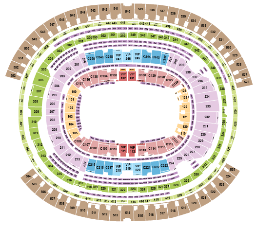 SoFi Stadium Monster Jam Seating Chart